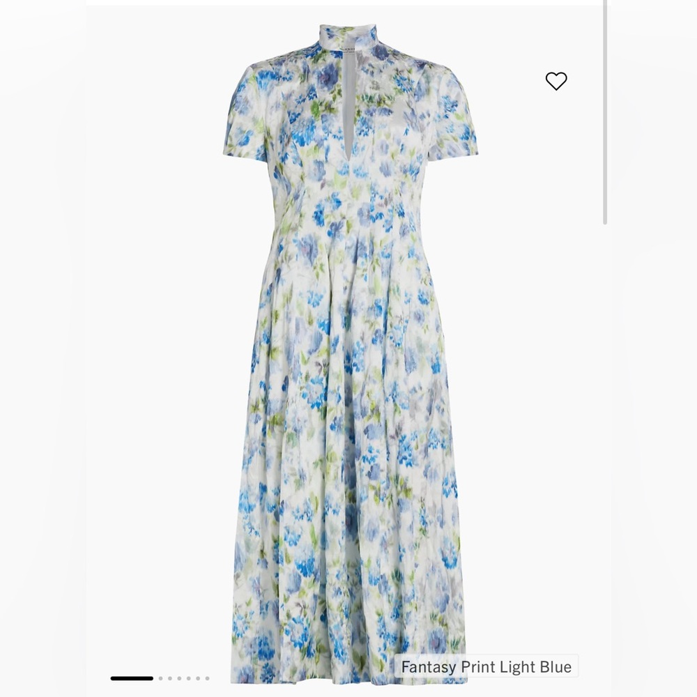Philosophy Inox Floral Jacquard Midi-Dress